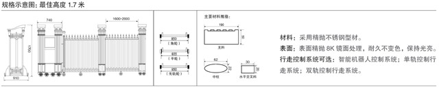 不銹鋼電動(dòng)伸縮門(mén)王者四號(hào) 不銹鋼電動(dòng)伸縮門(mén)王者四號(hào)